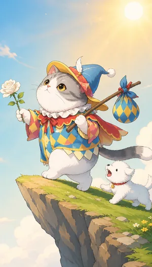 Cat Tarot The Fool