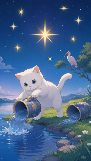 Cat Tarot The Star