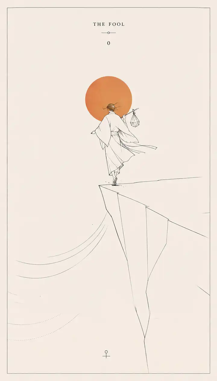 Minimalist Tarot The Fool