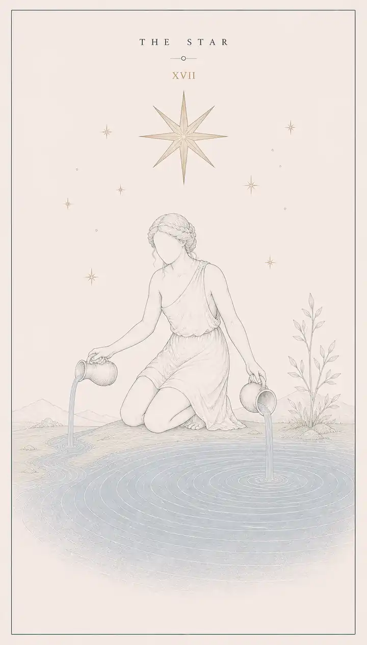 Minimalist Tarot The Star