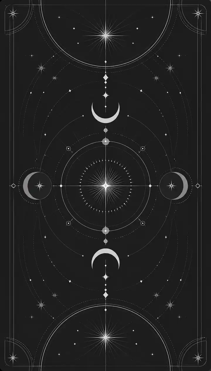 Minimalist Tarot Card back