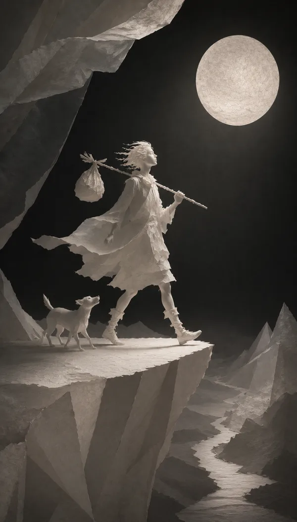 Paper Realm Tarot The Fool