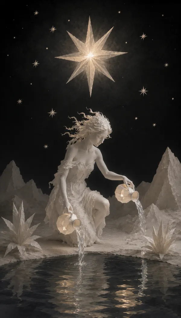 Paper Realm Tarot The Star